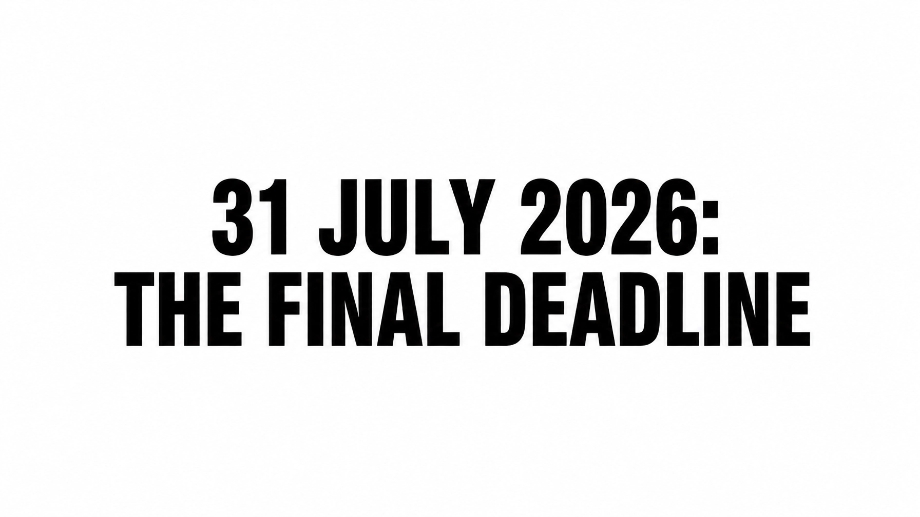 Read more about the article 31 July 2026: The Last Chance to Issue Your Section 21 Claim : What Landlords Must Do Now