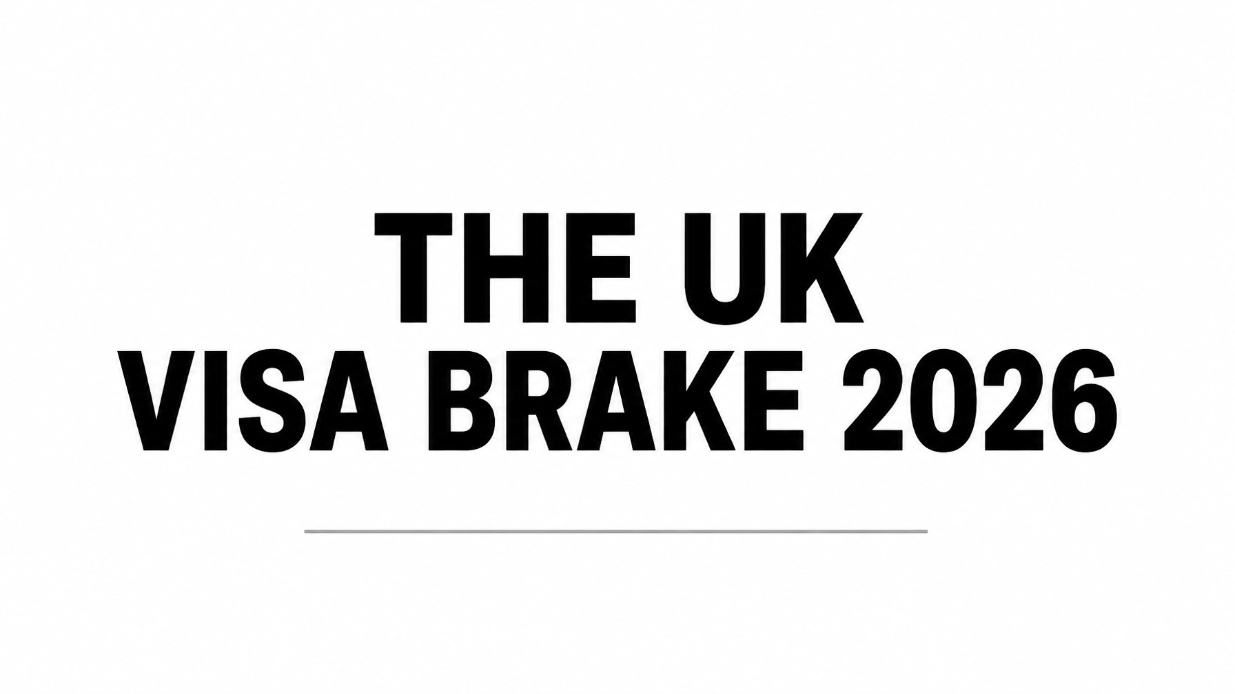 Read more about the article The UK ‘Visa Brake’ Explained: Why 4 Countries Are Blocked and What It Means for Students and Employers