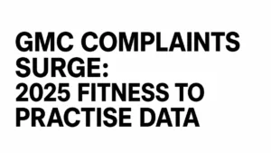 Read more about the article GMC Complaints Surge 25%: Breaking Down the 2025 Fitness to Practise Data and What It Means for Doctors