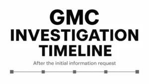 Read more about the article GMC Investigation Timeline: What Happens After the Initial Information Request?
