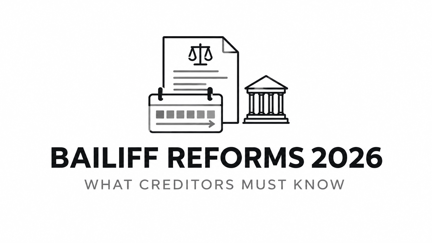 Read more about the article Bailiff Reforms 2026: What Creditors Must Know