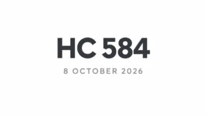 Read more about the article HC 584: What Changes on 8 October 2026