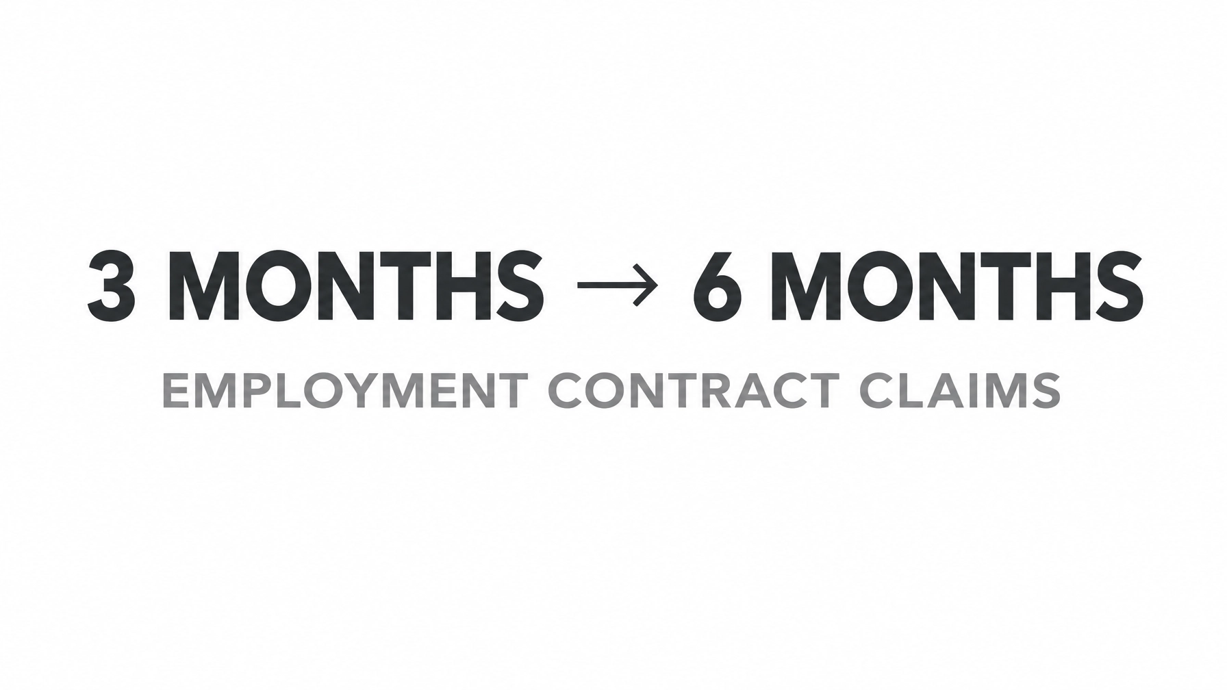 Read more about the article Six Months to Sue: The Employment Tribunal Time Limit Change